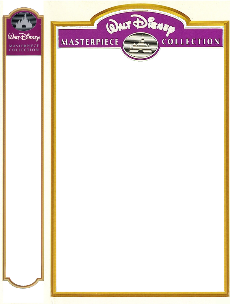 Walt Disney Masterpiece Collection template by TheCinemaBuff93 on