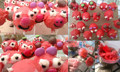 Comic Relief CakePops by JWBeyond