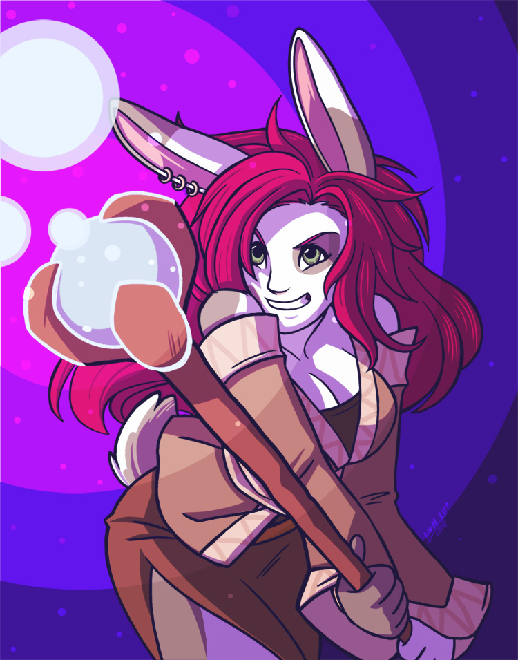 Commission: Bunny Mage