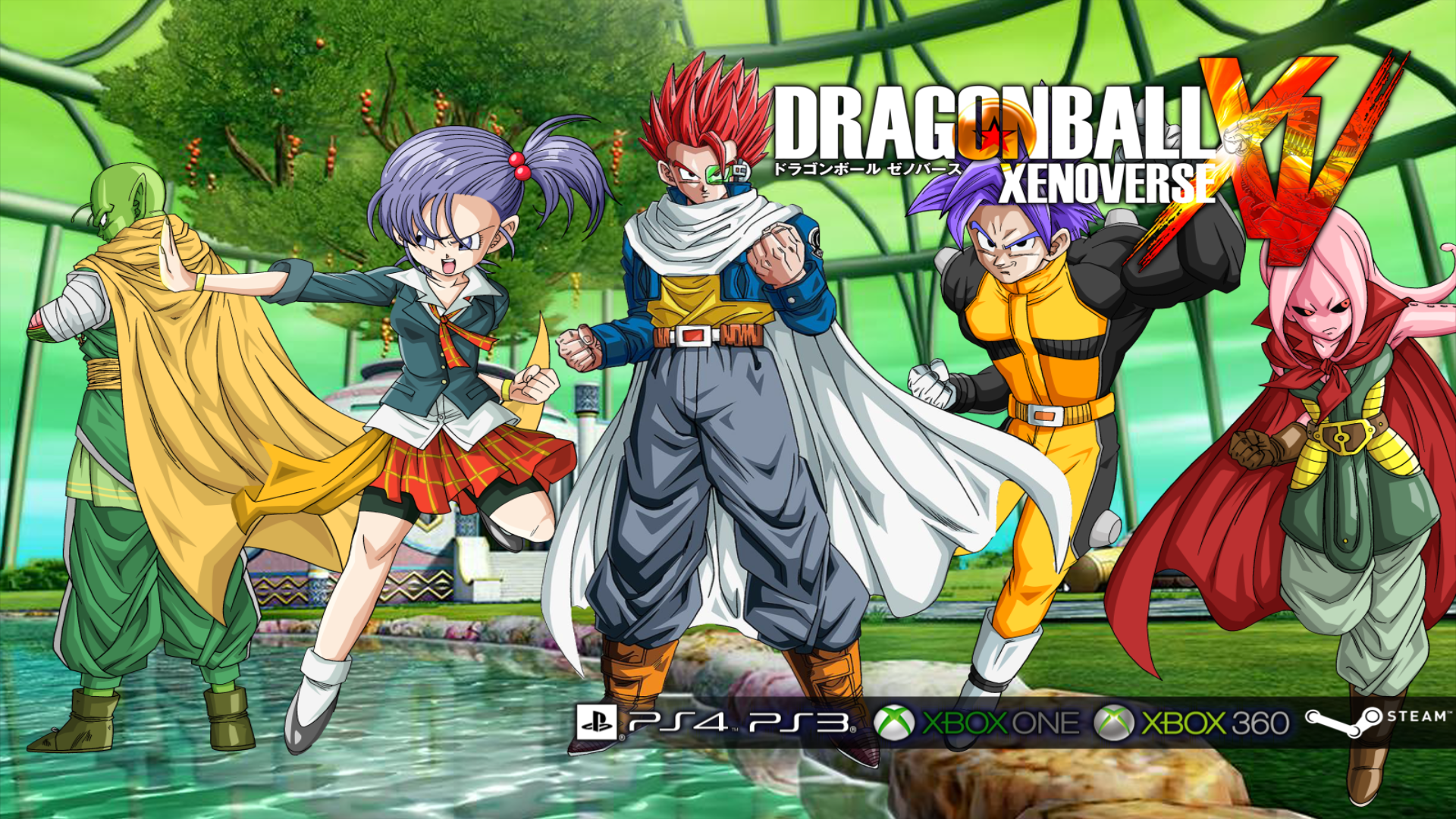 Dragon Ball XENOVERSE Poster/Background by veku786 on DeviantArt Dragon Ball XENOVERSE Poster/Background by veku786 on DeviantArt