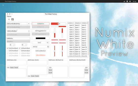 Numix White Preview