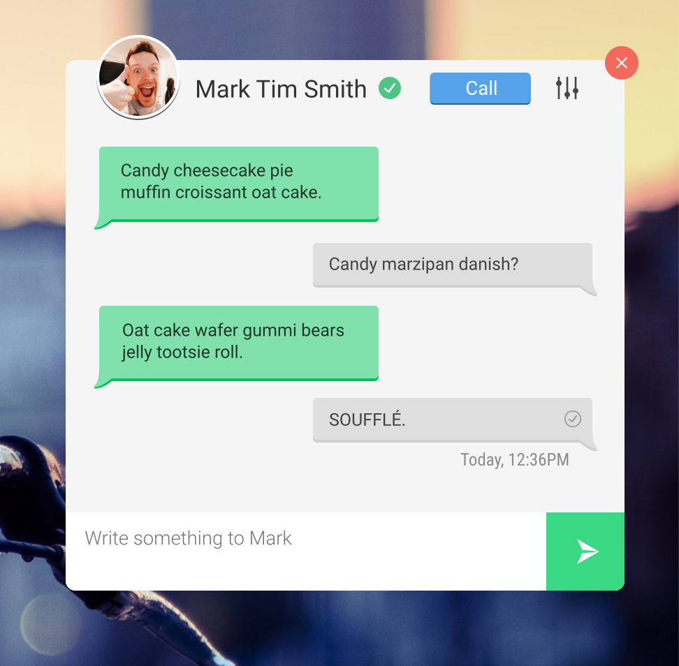 Daily UI Challenge 13: Direct Messaging