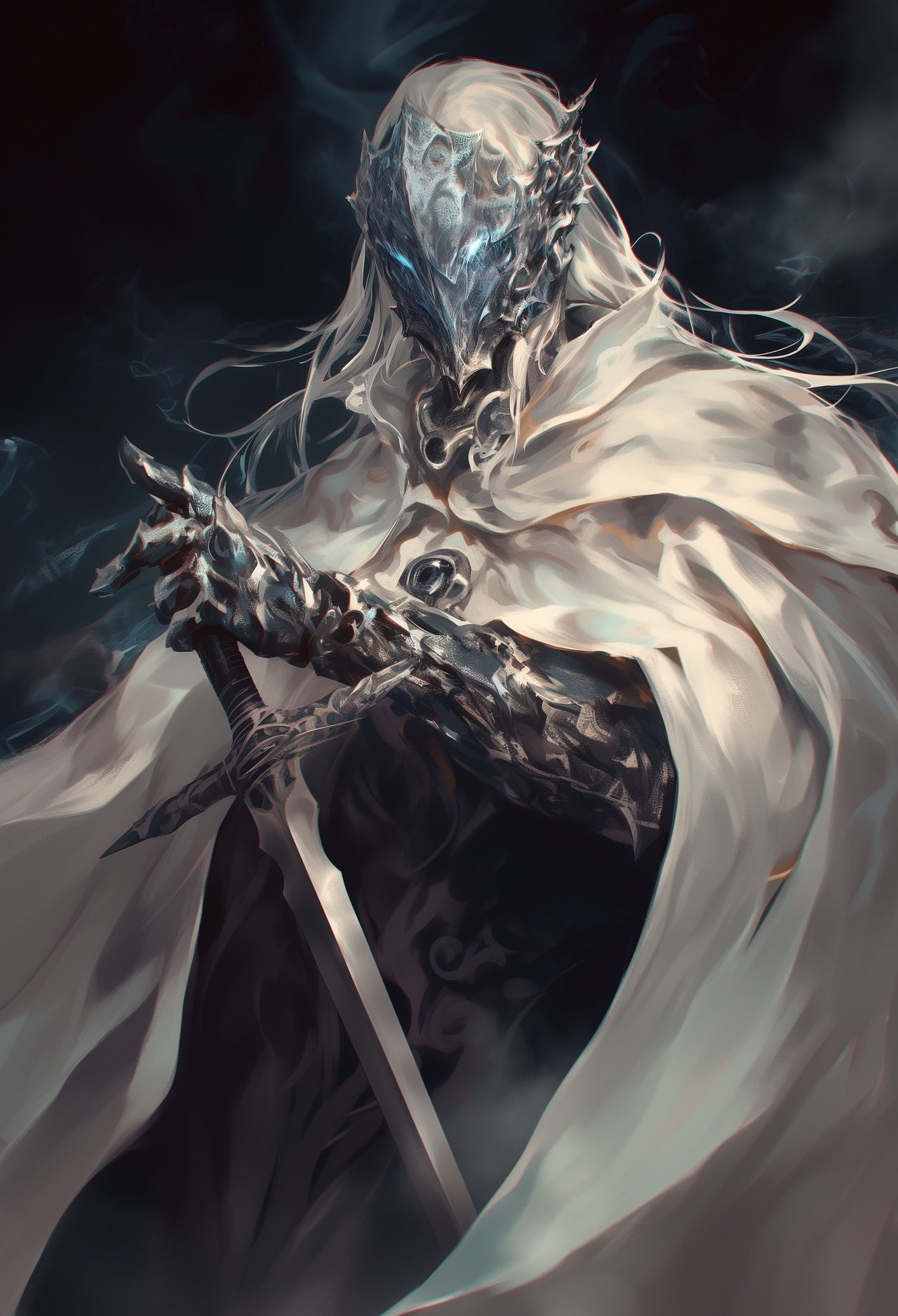 Undead Operator Undead Knight White Cloak by level7goperator on DeviantArt