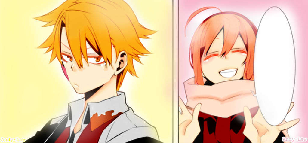 Kyouma y Eruna Mikagura School Suite by Andy-Law on DeviantArt
