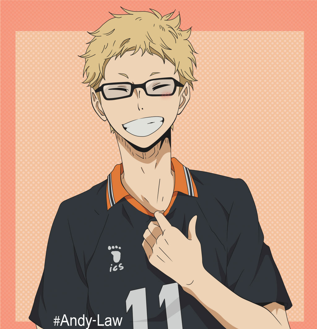 Tsukishima Kei HAIKYUU by Andy-Law on DeviantArt