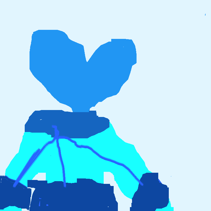 Blue Soul Render Light blue soul with body by undertaledeltarune12 on DeviantArt