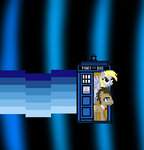 Nyan Pony TARDIS by JitterbugJive