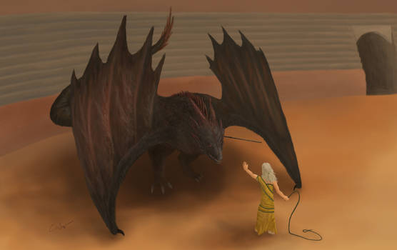 Daenerys Tames Drogon