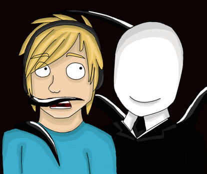 Pewdiepie and Slender man