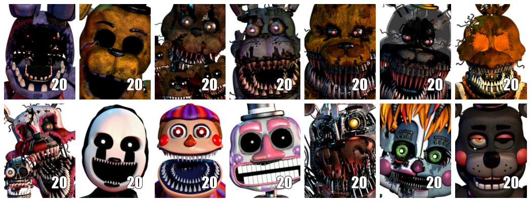 Ultimate Custom Night Rejected Characters Mod Pack by MCAboyan on DeviantArt