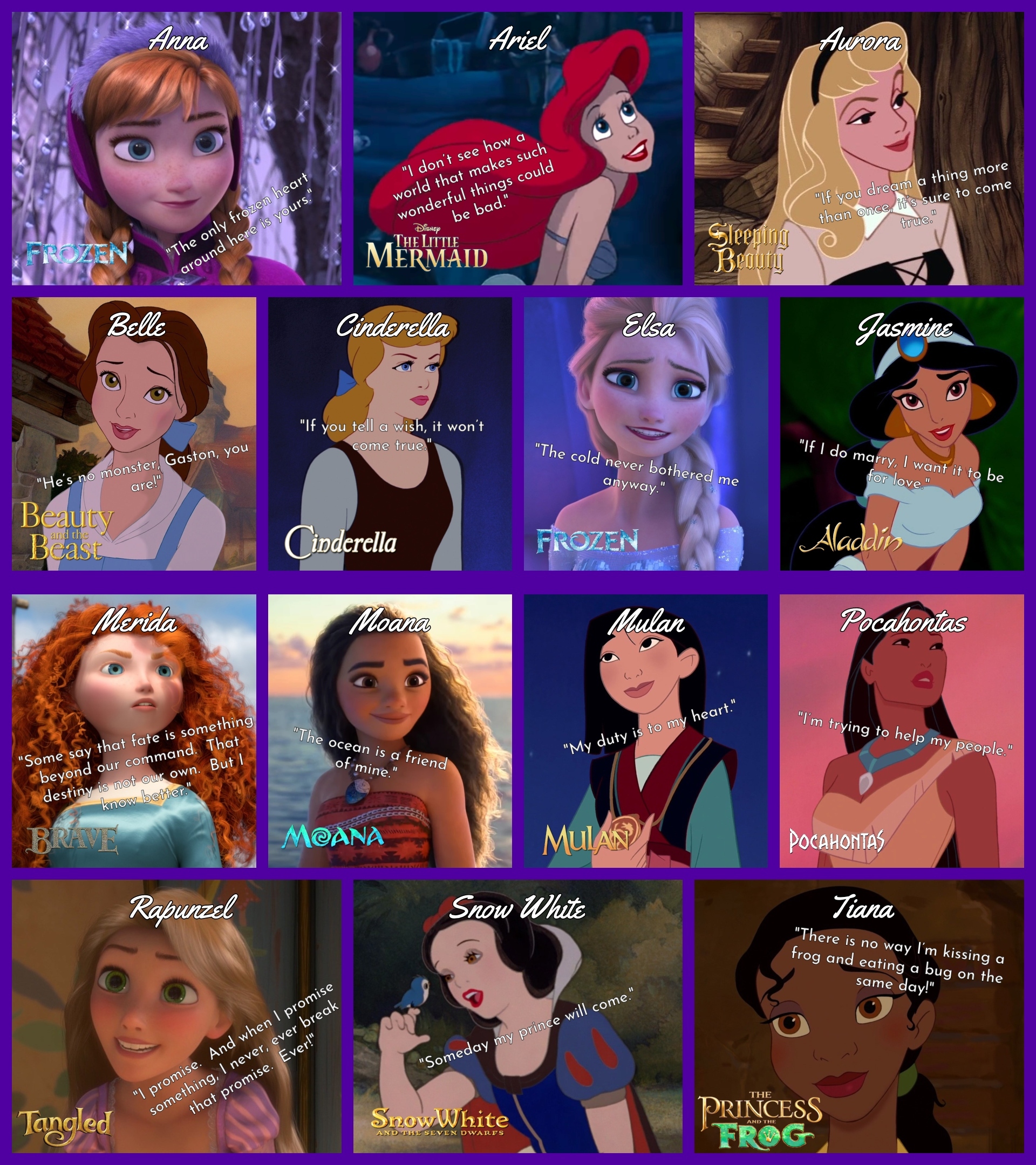 blogshubspot.com  Disney princess quotes, Disney princess movies