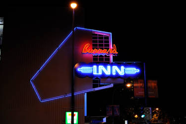 Burrard Inn , Neon Sign