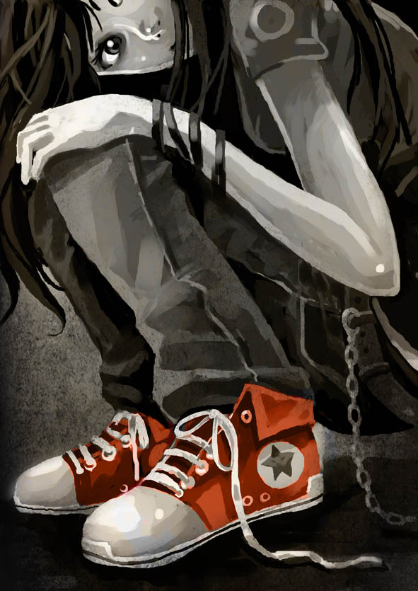 RED CONVERSE