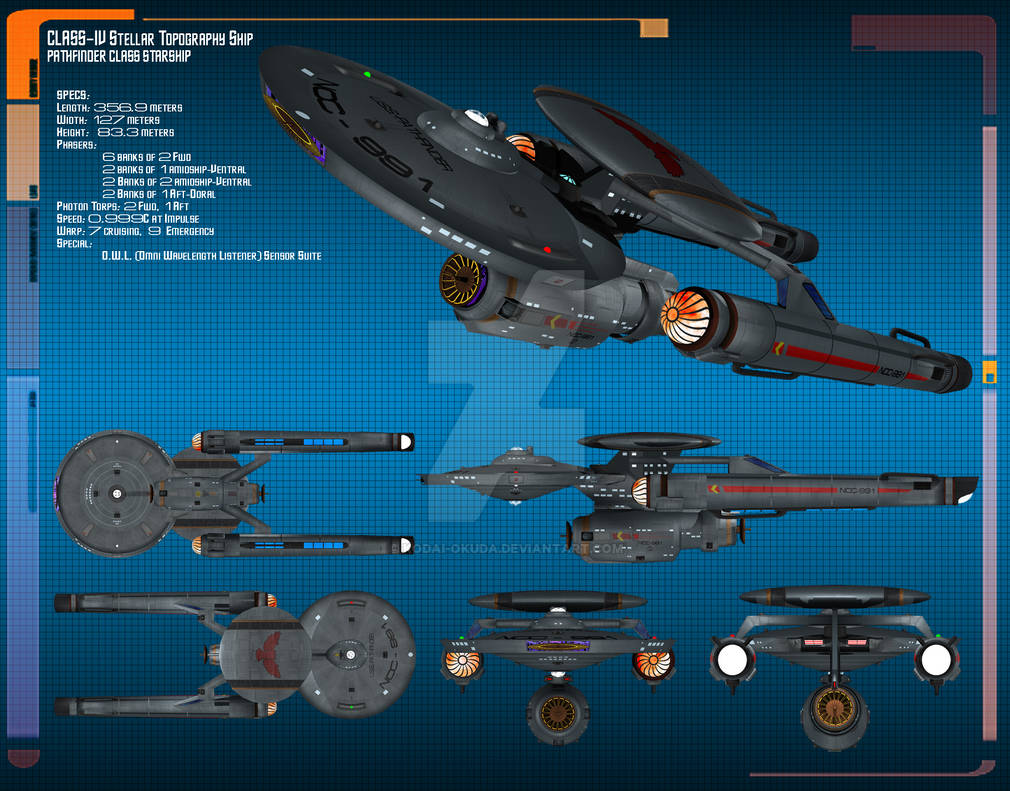 USS Pathfinder Data Sheet by Kodai-Okuda on DeviantArt