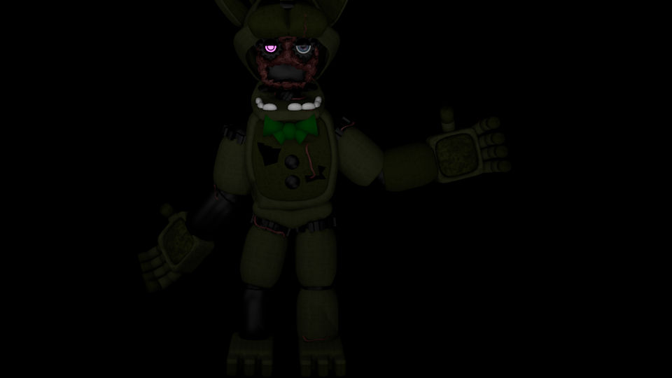 New Springtrap Model #3 by Jakitmation-Studios on DeviantArt