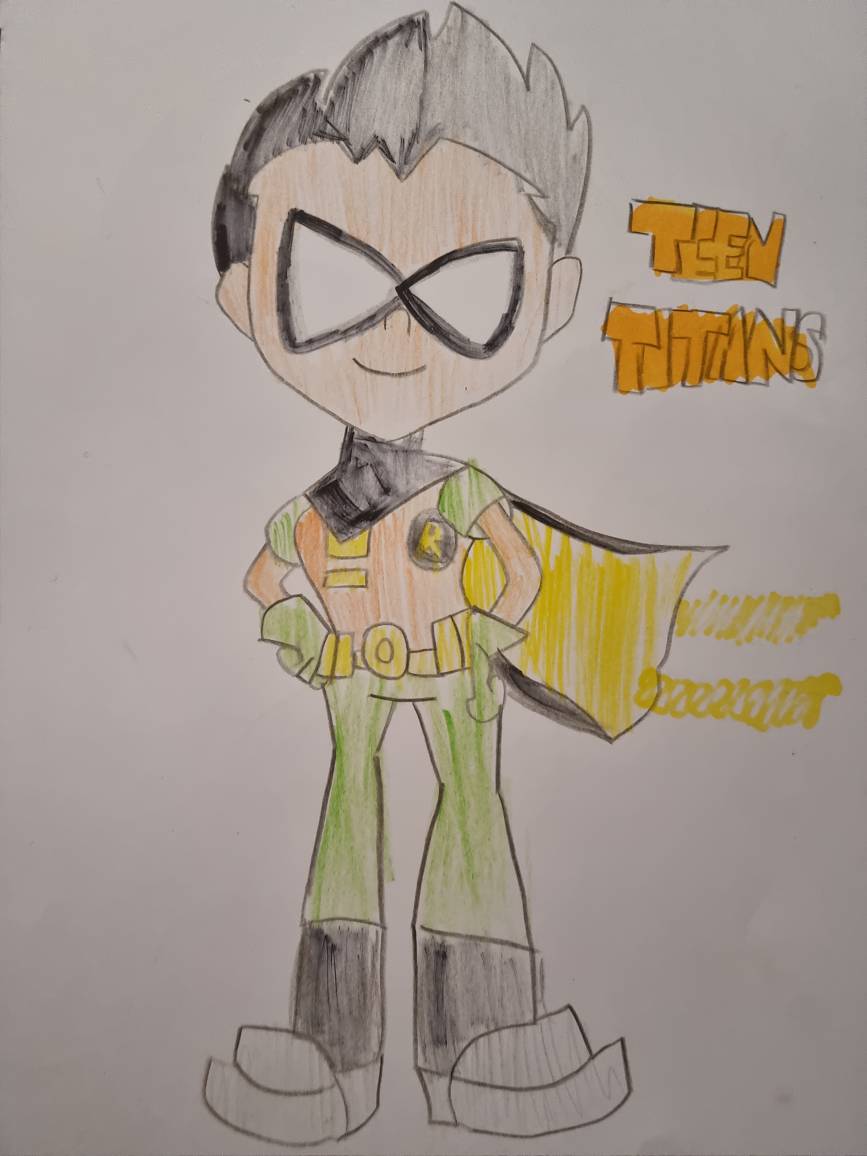 Robin teen titans by xprinbubblegumx on DeviantArt Robin teen titans by xprinbubblegumx on DeviantArt