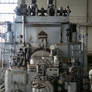 old steam turbine