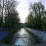 White river in Bielsko Biala (Poland)