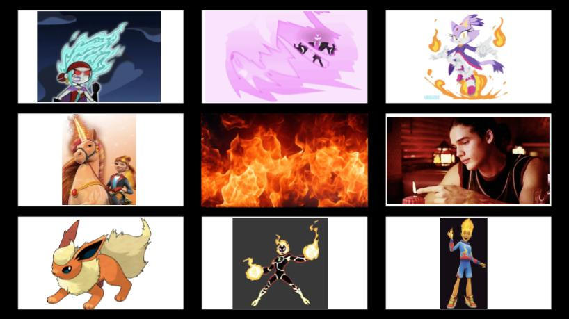 My Favorite Fire-based Characters by Storygirl000 on DeviantArt