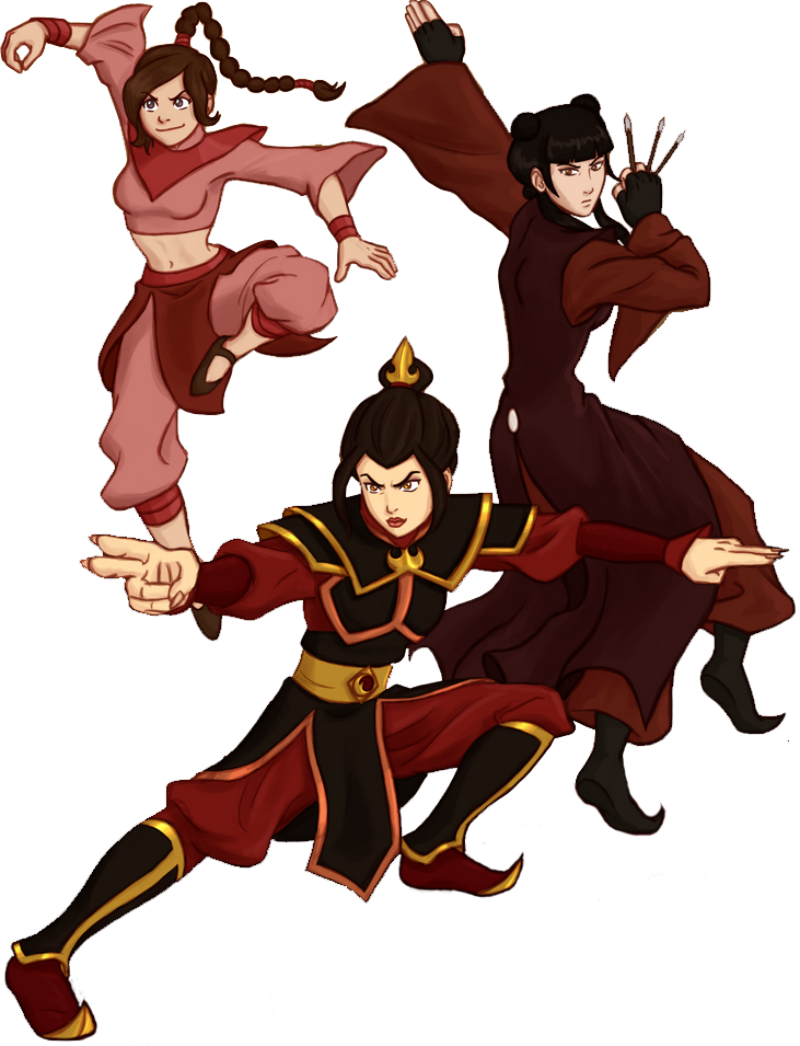 Azula Arguing Azula Gang by Lord-Yoloraidos on DeviantArt
