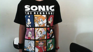 New Sonic Shirt Silver and Jet