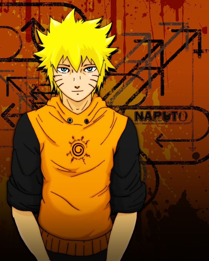 Naruto art trade for Angieness