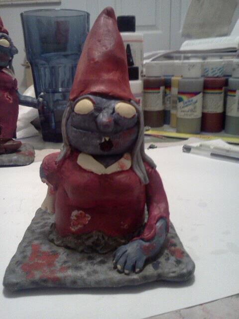 Zombie Gnome- Ground female front