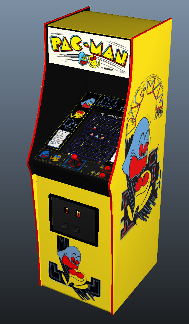 PAC-MAN Arcade Machine by GreenMachine987 on DeviantArt