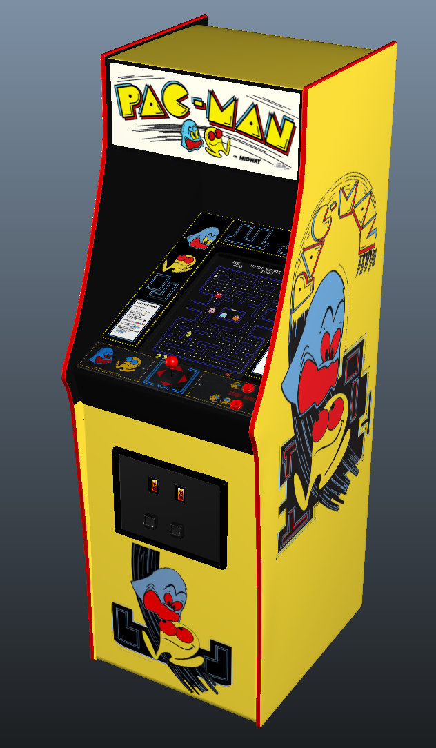 PAC-MAN Arcade Machine by GreenMachine987 on DeviantArt