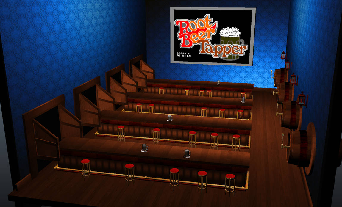 Tapper's Bar 3D by GreenMachine987 on DeviantArt