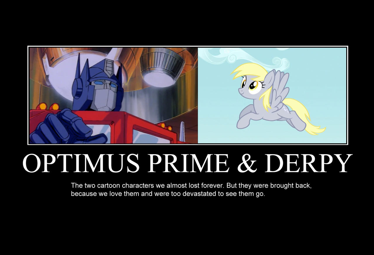 Optimus Prime and Derpy