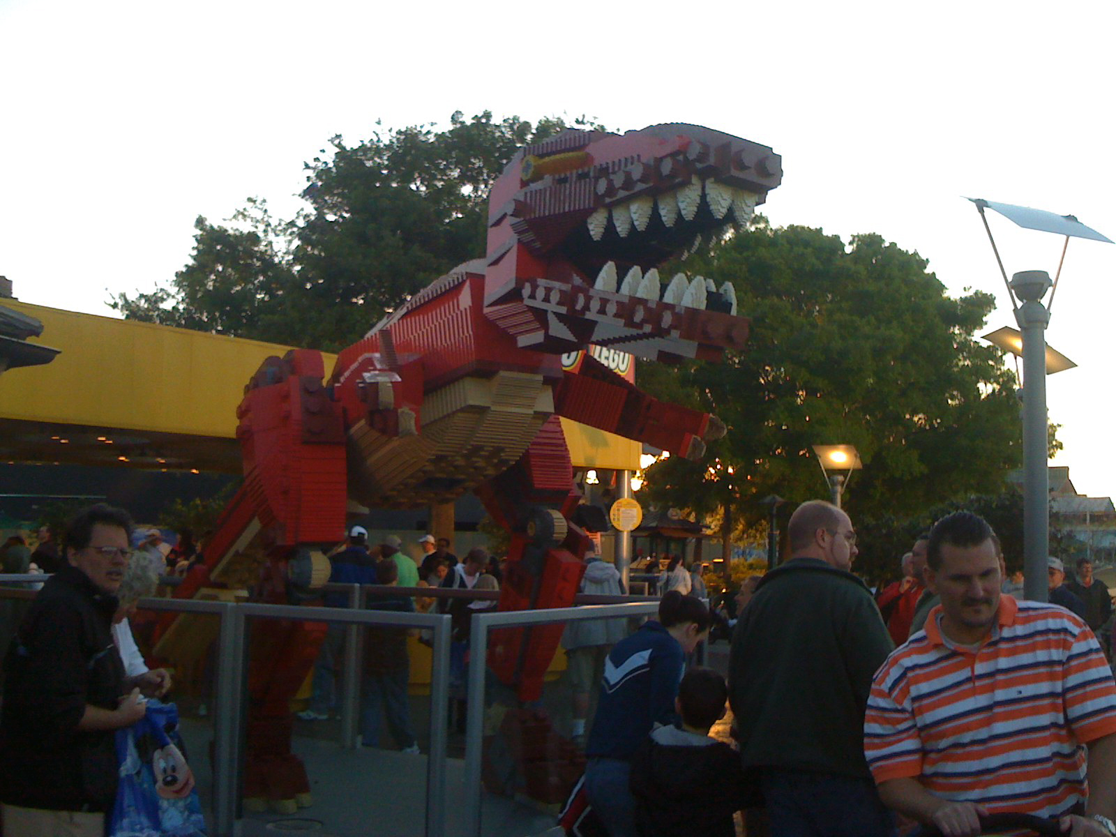 Giant LEGO T-Rex