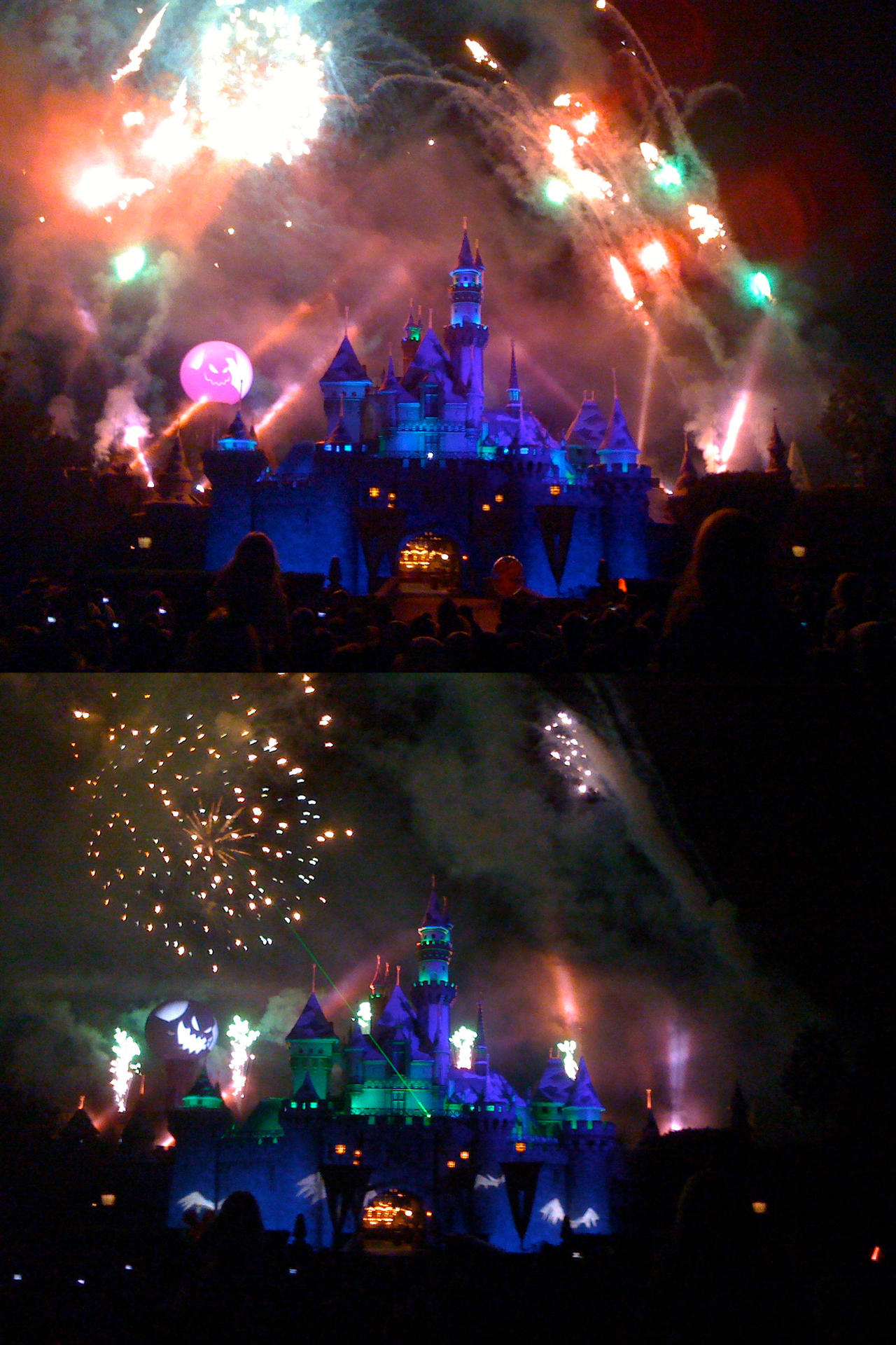 Disneyland's Haloween Fireworks!