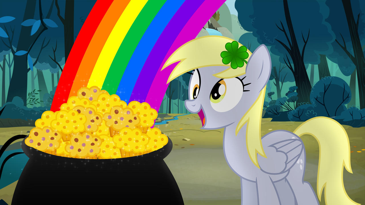 Derpy and the Pot of Gold Muffins by GreenMachine987