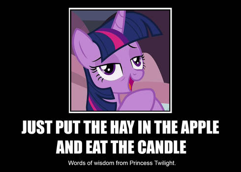 Words of Wisdom From Princess Twilight Meme