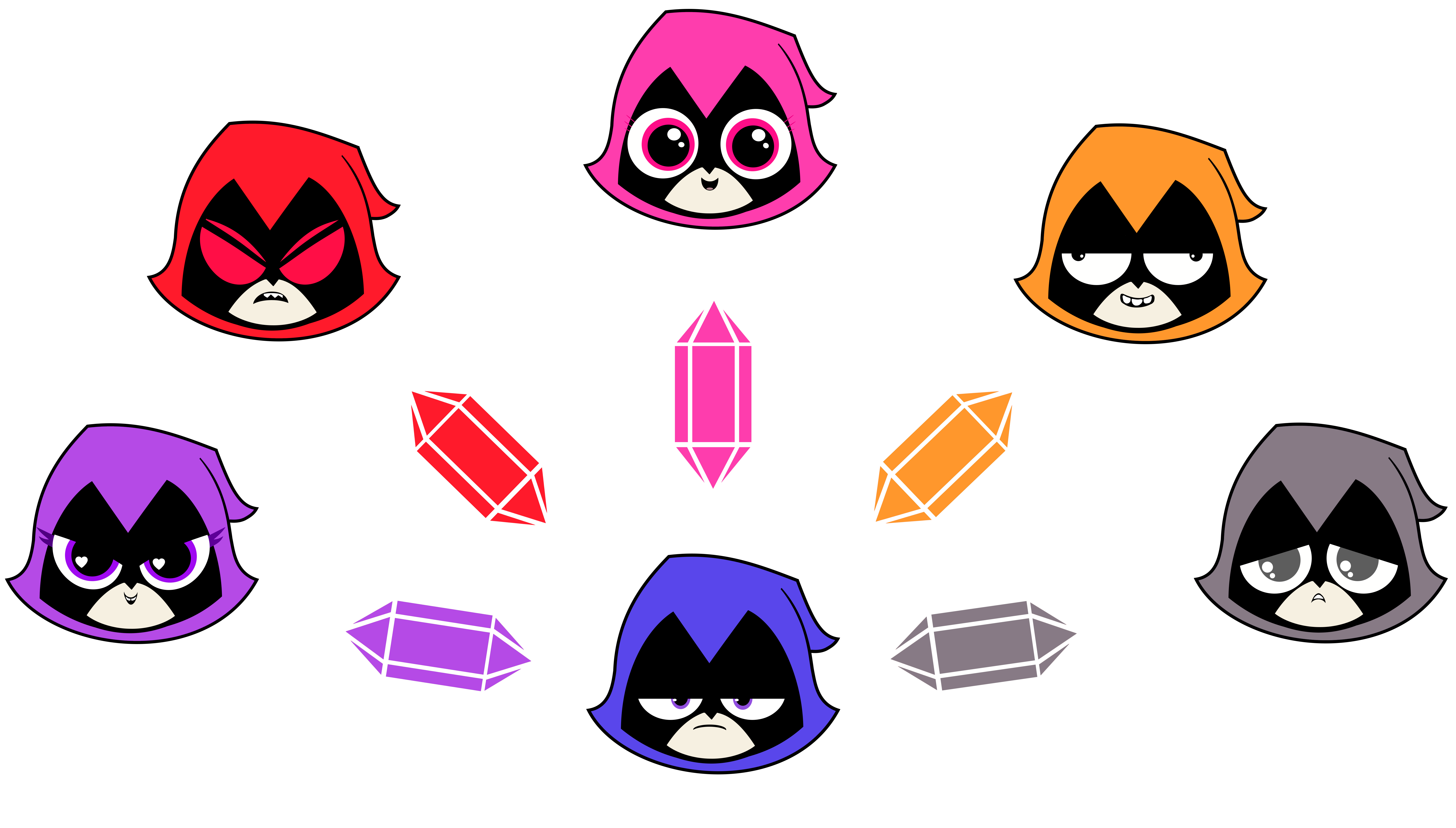 Raven Colors Teen Titans raven-colors-teen-titans