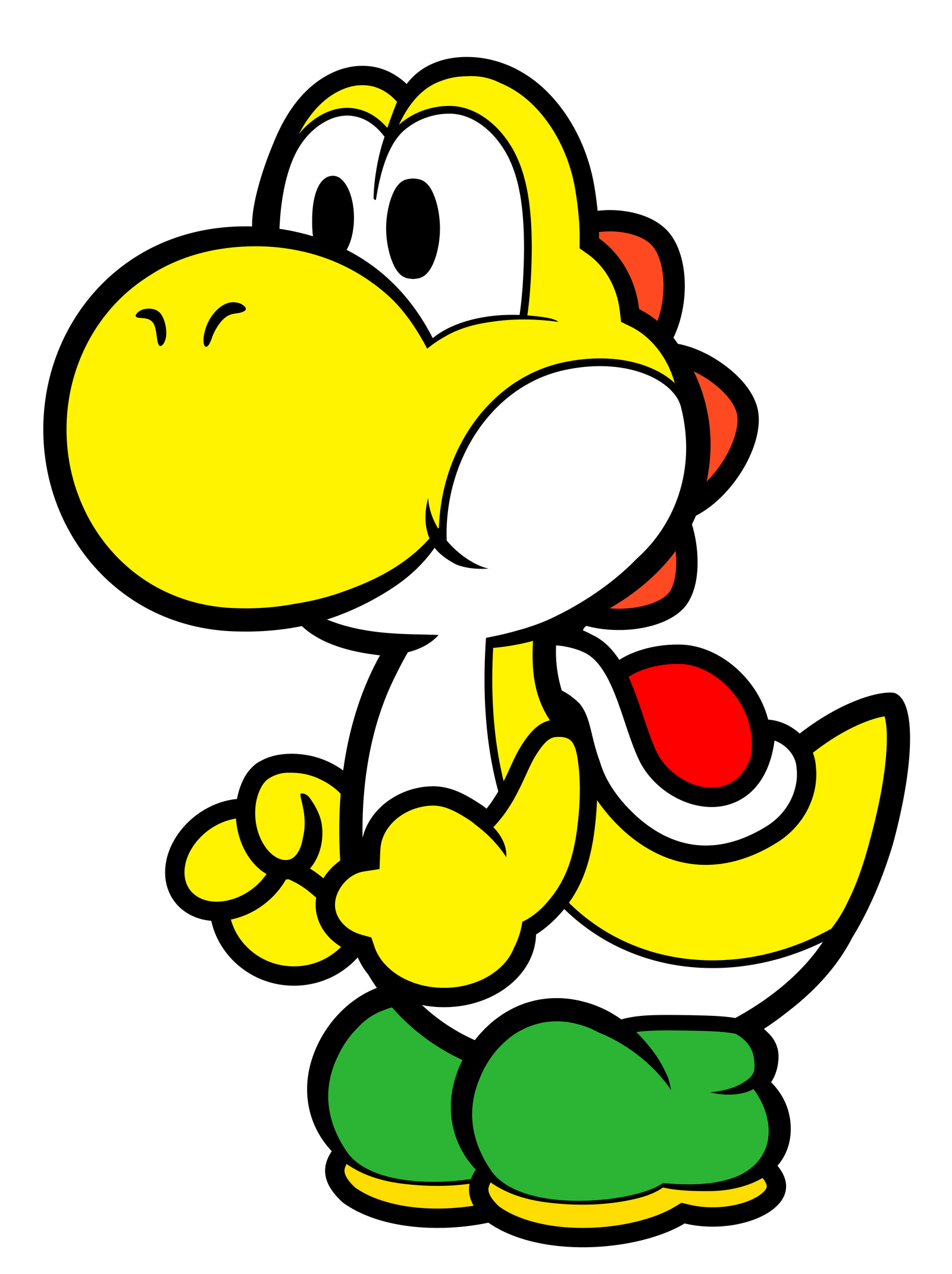 Yellow Paper Yoshi Vector 1 By GreenMachine987 On DeviantArt yellow-paper-yoshi-vector-1-by-greenmachine987-on-deviantart