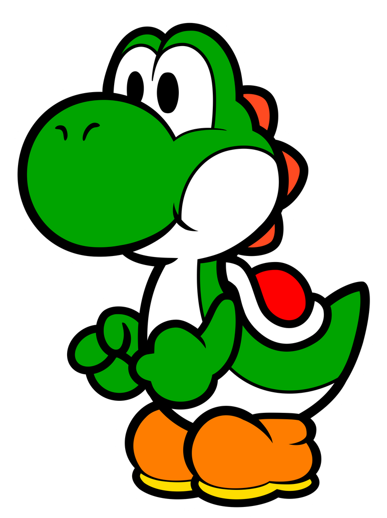 Yoshi Green Paper Yoshi Vector #1 by GreenMachine987 on DeviantArt