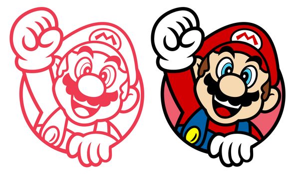 Mario Character Select Icons