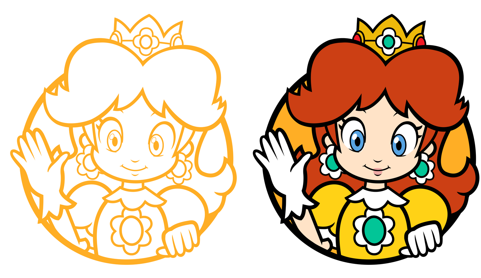 Download Daisy Character Select Icons by GreenMachine987 on DeviantArt