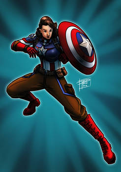 Peggy Captain America By Optimuspraino