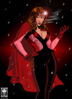 scarlet witch by maskedpenciller