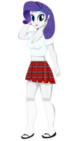 Rarity EG in School uniform