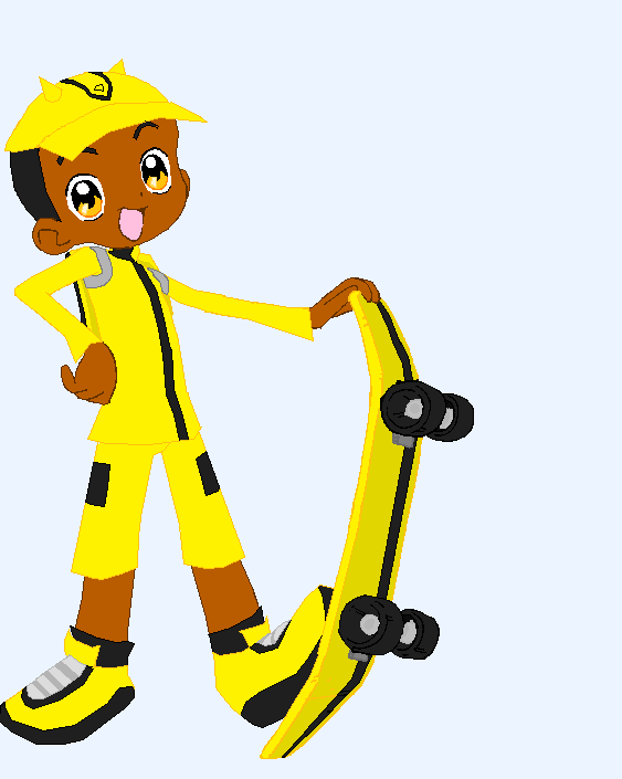 Bee is the skater boy