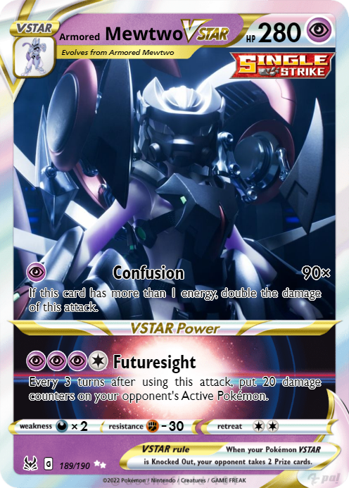 pokemon armored mewtwo card Armored Mewtwo