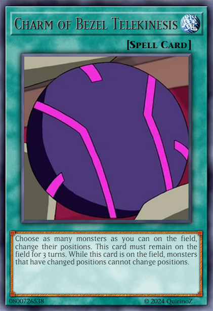 Charm of Bezel Telekinesis (Ben 10) | Yu-Gi-Oh! by QuirinoZ on DeviantArt Charm of Bezel Telekinesis (Ben 10) | Yu-Gi-Oh! by QuirinoZ on DeviantArt