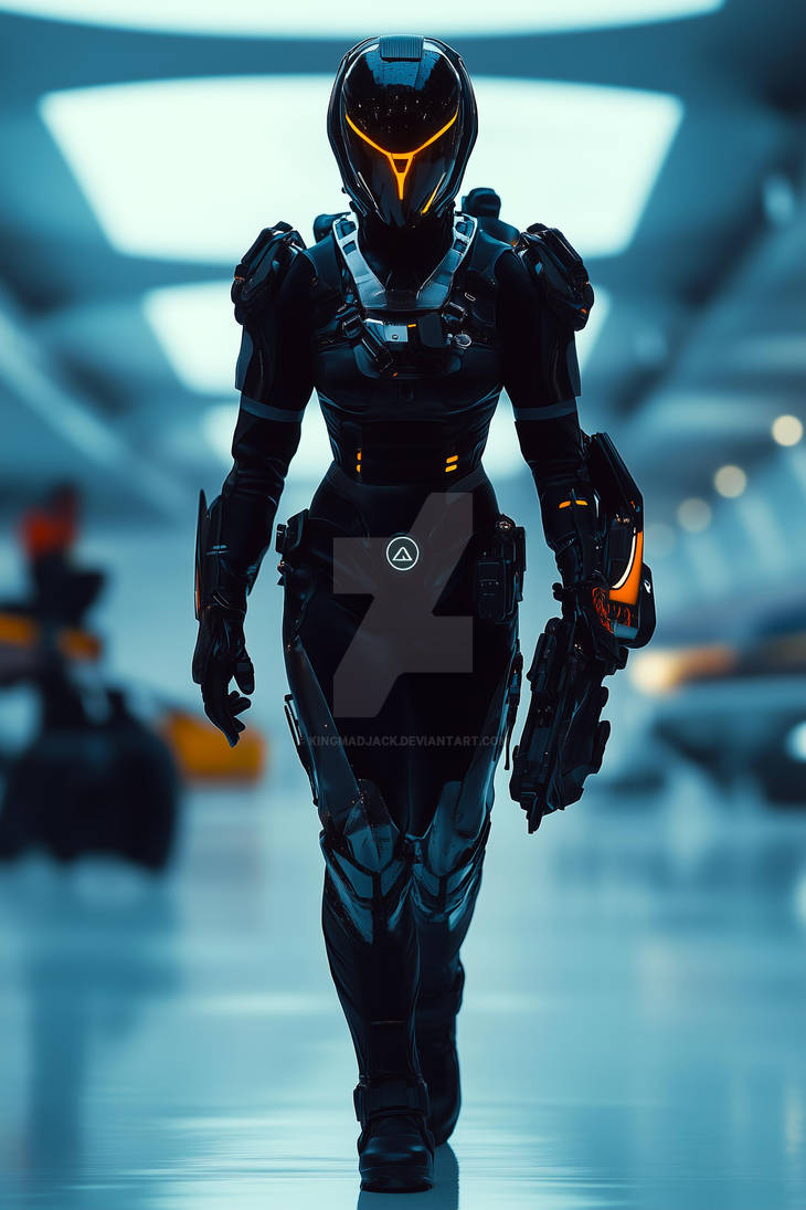 Futuristic pin-up 003 by KingMadJack on DeviantArt