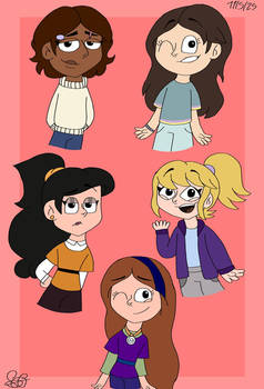HIAF ocs in my style!! :D