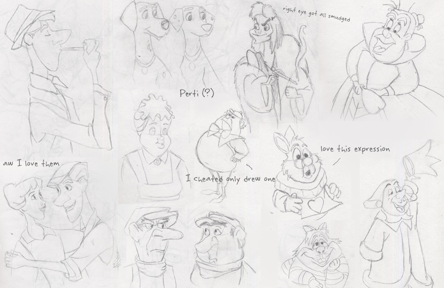 Disney Sketchdump 2