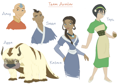 Team Avatar - Disney Style